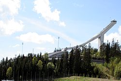 Die „alte” Sprungschanze am Holmenkollen Die „alte” Sprungschanze am Holmenkollen