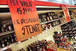 kein Alkoholverkauf am Wahltag