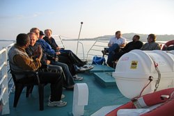 Tanias Kollegen &ndash; keine Geologen, aber dennoch meist trinkfest