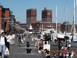 Supersonnenwetter am Oslofjord