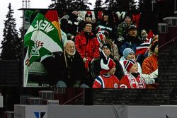 Der unbekannte Werder-Fan im Biathlonstadion Der unbekannte Werder-Fan im Biathlonstadion